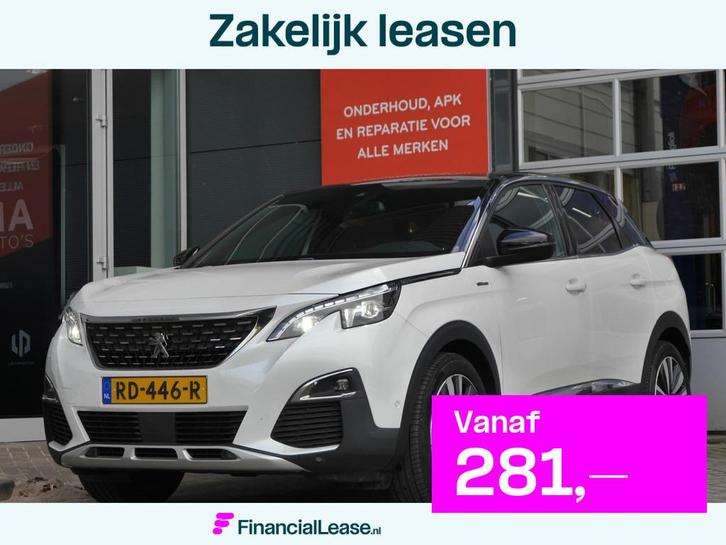 Peugeot 3008 1.2 PureTech GT Line | Achteruitrijcamera | Nav, Auto's, Peugeot, Bedrijf, Lease, Financial lease, ABS, Achteruitrijcamera