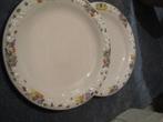 2 Porseleinen Sierborden 43 cm Fruit motief: ITALY, Ophalen, Zo goed als nieuw