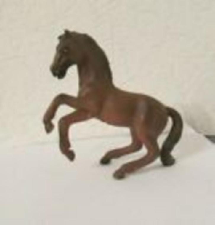 Hannoveraner paard steigerend , dierfiguur Bullyland, Verzamelen, Dierenverzamelingen, Gebruikt, Beeldje of Figuurtje, Paard, Verzenden