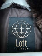 Imitatie bontjas merk loft, Kleding | Dames, Ophalen, Zo goed als nieuw, Maat 46/48 (XL) of groter, Bruin