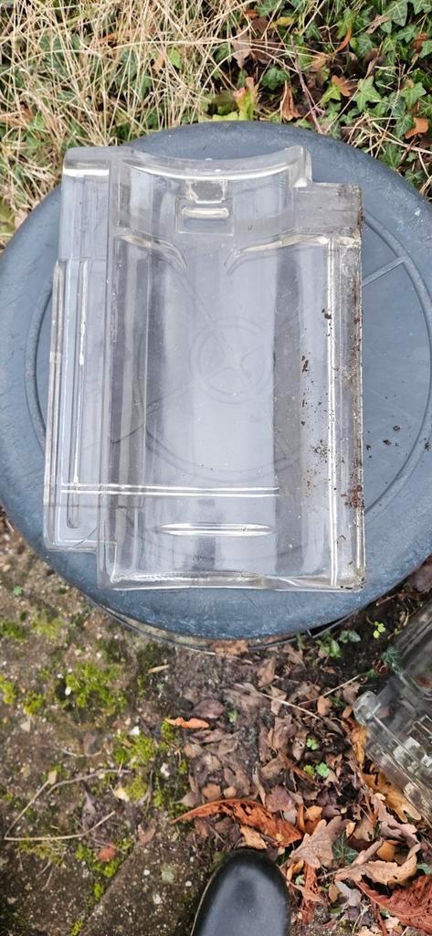 10 Glazen Dakpannen - Transparant, Doe-het-zelf en Verbouw, Dakpannen en Dakbedekking, Gebruikt, Dakpannen, Overige materialen