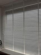 Houten jaloezieën wit, Huis en Inrichting, Stoffering | Gordijnen en Lamellen, Ophalen, Gebruikt, 200 cm of meer, Wit