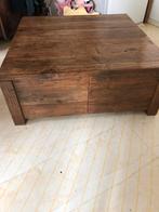 Vierkante salontafel, Huis en Inrichting, Tafels | Salontafels, 50 tot 100 cm, Ophalen of Verzenden, Zo goed als nieuw, Minder dan 50 cm
