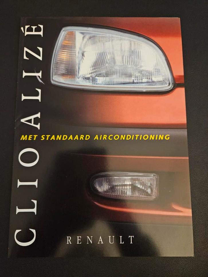 Brochure Renault Clio Alizé 1996, Boeken, Auto's | Folders en Tijdschriften, Zo goed als nieuw, Renault, Ophalen of Verzenden