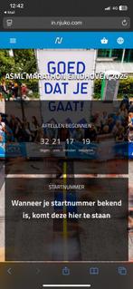 Eindhoven marathon ticket, Tickets en Kaartjes, Eén persoon