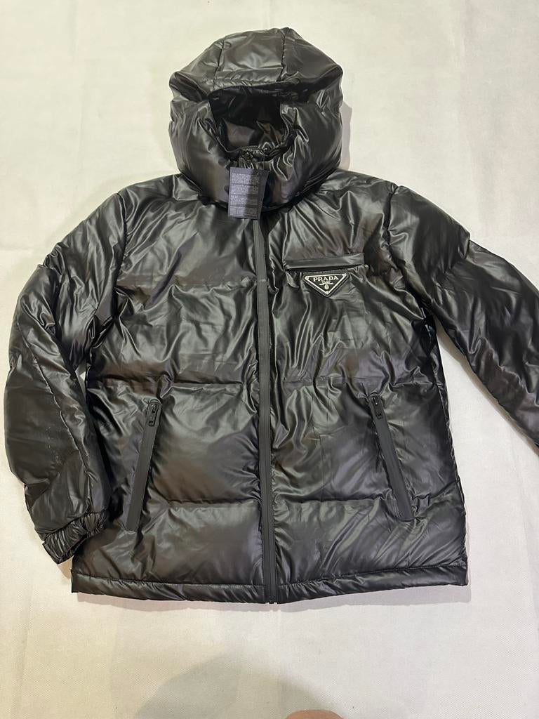 Zwarte Prada Puffer Jas - Maat XL, Kleding | Heren, Jassen | Winter, Zwart, Ophalen of Verzenden, Prada, Maat 56/58 (XL)