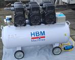 HBM 6 PK 150 Liter Low Noise Compressor Model 2, Doe-het-zelf en Verbouw, Ophalen, Nieuw, 400 tot 800 liter/min, Mobiel