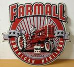 Farmall  Mc Cormick tractor relief reclamebord van metaal