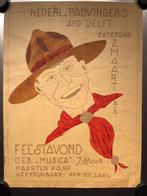 Origineel ontwerp affiche padvinderij 1934, Reclame, Gebruikt, Ophalen of Verzenden, A1 t/m A3