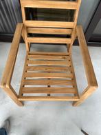 Loungestoel teak, Tuin en Terras, Tuinstoelen, Ophalen, Nieuw, Teakhout