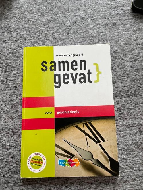 VWO geschiedenis samengevat, Boeken, Schoolboeken, Zo goed als nieuw, Geschiedenis, VWO, Ophalen of Verzenden