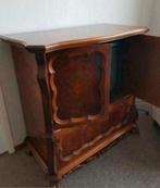 Wortelnoten mahonie houten tv meubel  bieden, Ophalen, 50 tot 75 cm, 100 tot 150 cm