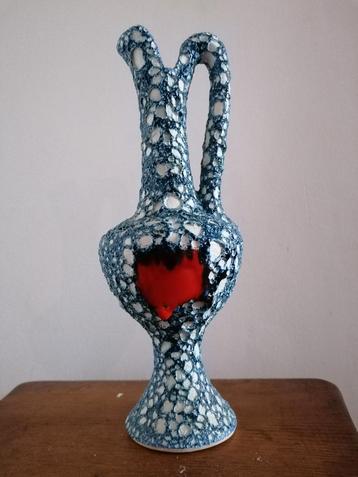 Vintage retro vaas fatlava  beschikbaar voor biedingen