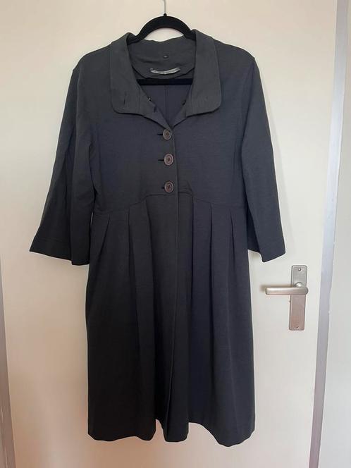 Antracietkleurige CoraKemperman lange tuniek m L te koop, Kleding | Dames, Jurken, Zo goed als nieuw, Maat 42/44 (L), Overige kleuren