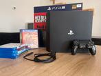 Sony PlayStation 4 Pro 1TB Zwart met 1 controller & 9 games, Ophalen, 1 TB, Met 1 controller, Pro