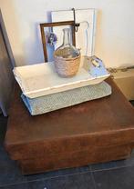 Gratis op te halen, Bruine Hocker, Ophalen, Zo goed als nieuw, Minder dan 50 cm