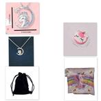Eenhoorn Partij 1 (10x) ketting en (18) Portemonnee, Overige merken, Info@abcwinkel.nl, Overige kleuren, Nieuw