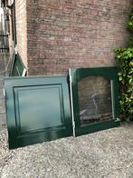 |hardhouten boerendeur| dubbelglas| buitendeur| 200X92,5|, Ophalen, 80 tot 100 cm, 200 tot 215 cm, Glas