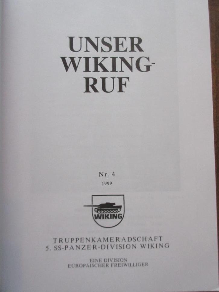 Unser WIKING Ruf Nr.4 5. SS-Panzer Division Truppenkameradsc, Verzamelen, Militaria | Tweede Wereldoorlog, Boek of Tijdschrift