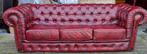 2x Chesterfield 3 zits bank ossenbloed rood + BEZORGING