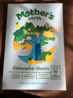 2 stuks Mothers earth dishwasher sheets fresh lemon, Ophalen of Verzenden, Schoonmaakmiddel