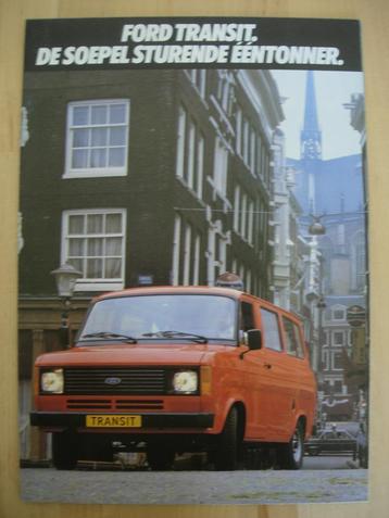 Ford Transit Brochure ca 1981 beschikbaar voor biedingen