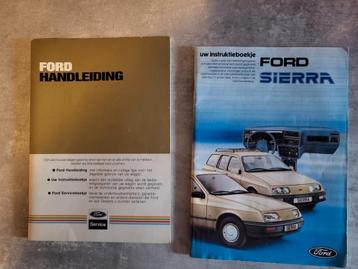 Originele handleiding en instructieboekje ford sierra 1985 beschikbaar voor biedingen