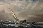 Maritiem schilderij zeilschip ca. 1920-1930, Antiek en Kunst, Kunst | Schilderijen | Klassiek, Ophalen of Verzenden