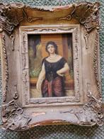 Antiek SCHILDERIJ / Schilderijtje 'Vrouw', Antiek en Kunst, Ophalen of Verzenden
