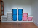 Ikea Trofast opbergcombinatie, 2 elementen incl bakken., Huis en Inrichting, Kasten | Ladekasten, 50 tot 100 cm, 5 laden of meer