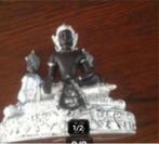 Boeddha beeldje met 3 Boedha's zilver kleur., Ophalen of Verzenden, Zo goed als nieuw