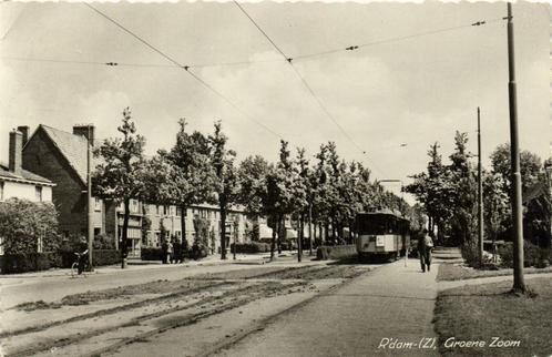 Rdam-[Z], Groene Zoom - Rotterdam - 1963 gelopen, Verzamelen, Ansichtkaarten | Nederland, Gelopen, Utrecht, 1960 tot 1980, Ophalen of Verzenden