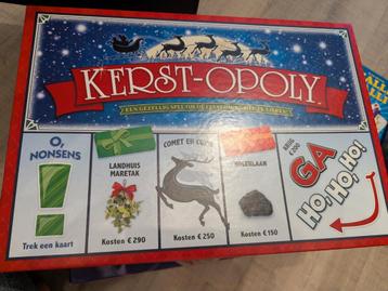 Kerst-Opoly Bordspel - Zo Goed Als Nieuw! beschikbaar voor biedingen