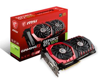 MSI GeForce GTX 1070 GAMING X 8G  beschikbaar voor biedingen