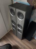 Heco Zuilspeakers - Set, Gebruikt, 120 watt of meer, Front, Rear of Stereo speakers, Ophalen