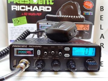 President Richard 10 Meter Ham Radio, 27Mc Export AM/FM 40W.