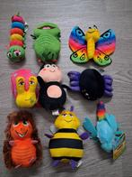 Knuffels Lidl achtertuin mini's dieren 9 stuks L724, Ophalen of Verzenden, Zo goed als nieuw, Overige typen