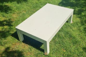 Wit salontafeltje 55x90 beschikbaar voor biedingen