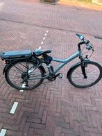 Btwin riverside 920 electrische fiets met lekke achterband, Gebruikt, 51 tot 55 cm, 50 km per accu of meer, Ophalen