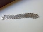 Antieke Zilveren munten armband, Ophalen of Verzenden, Zo goed als nieuw, Zilver, Zilver