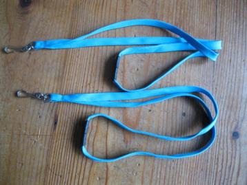 2x keykoord / sleutelhanger lichtblauw beschikbaar voor biedingen