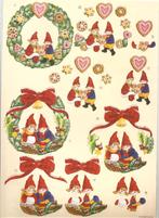 k19 knipvel kerstkabouters Christl Vogl, Ophalen of Verzenden, Nieuw, Kerst, Knipvel