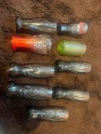 Coca cola glazen 9 stuks, Ophalen of Verzenden, Zo goed als nieuw, Overige typen