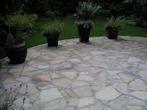 Flagstones uit voorraad leverbaar, Nieuw, Ophalen of Verzenden, Terrastegels, Natuursteen