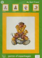 Cado opruiming permin borduurpakket, beer met trommel, Ophalen of Verzenden, Nieuw, Handborduren, Borduurpakket
