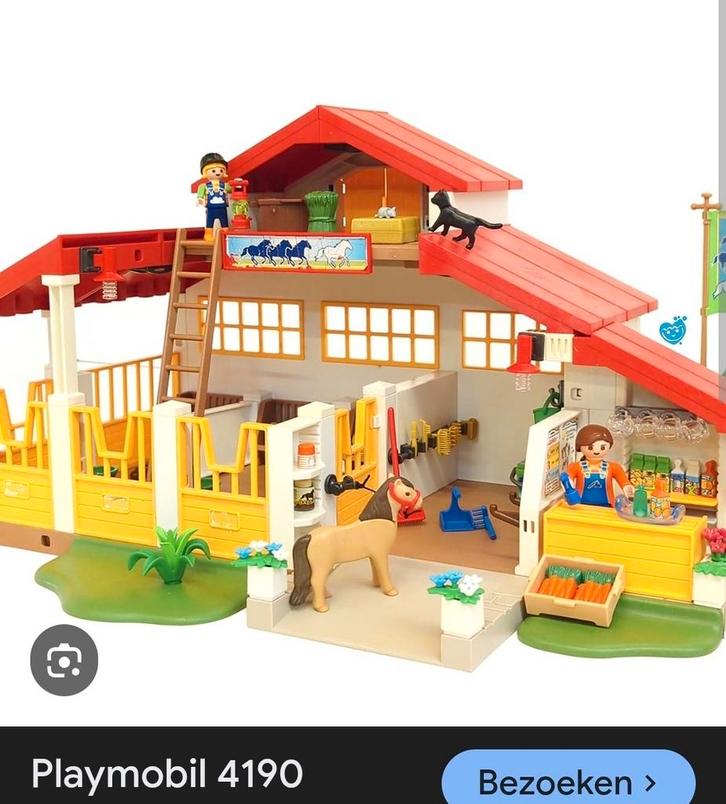 Grote Playmobil Verzameling - Paarden, Dieren, Prinsessen, Kinderen en Baby's, Speelgoed | Playmobil, Gebruikt, Complete set, Ophalen