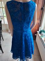 Juju&Christine Gala Jurk Maat 38, Maat 38/40 (M), Blauw, Ophalen of Verzenden, Zo goed als nieuw