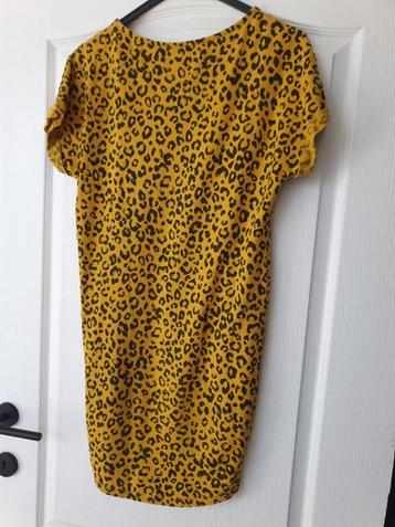 Okergeel jurkje Costes korte mouwen maat 34 beschikbaar voor biedingen