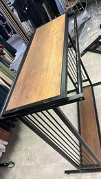 Kledingtafel voor winkel – Stevig hout & metaal, Huis en Inrichting, Zo goed als nieuw, Metaal, Rechthoekig, 50 tot 100 cm
