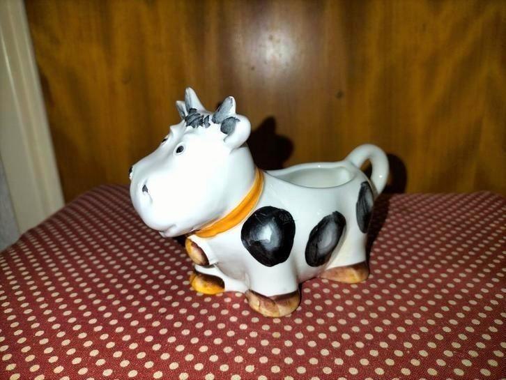 Melkkannetje koe van keramiek, nieuw, Verzamelen, Beelden en Beeldjes, Nieuw, Dier, Ophalen of Verzenden